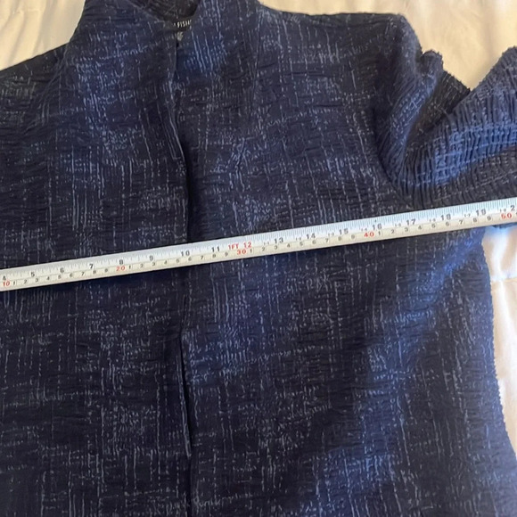 Eileen Fisher Crosshatch
Cotton Tencel Stretch Navy Jacket Size XS. NWOT Office - Picture 11 of 13